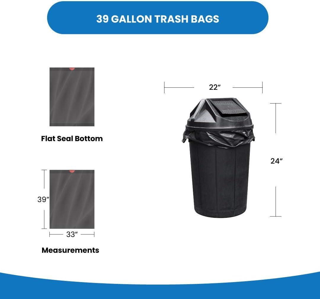 imageReli 24 Gallon Trash Bags Drawstring 250 Count 18x 20 Small Garbage Bags 4 Gallon Drawstring Handles White Trash Can Liners 2 Gal 3Gal 4Gal Small Bin Liners Office1 Count Pack of 100