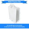Reli. 110 Pack | 10”x5”x13” | White Paper Bags w/Handles | Ideal for Gifts, Shopping Bags, Retail/Merchandise, Grocery, To Go/Take Out with Flat Handles