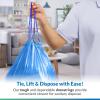 Reli. 13 Gallon Trash Bags Drawstring (100 Count) | Tall Kitchen Garbage Bags, Unscented | Ideal for Kitchen, Home | Blue Recycling Can Liners w/Drawstring