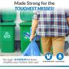 Reli. 13 Gallon Trash Bags Drawstring (50 Count) | Tall Kitchen Garbage Bags, Unscented | Ideal for Kitchen, Home | Blue Recycling Can Liners w/Drawstring