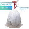 Reli. 2-4 Gallon Trash Bags Drawstring | 250 Count | 18″x 20″ | Small Garbage Bags 4 Gallon – Drawstring Handles | White Trash Can Liners 2 Gal – 3Gal – 4Gal | Small Bin Liners, Office(250 Count (Pack of 1))