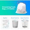 Reli. 2-4 Gallon Trash Bags Drawstring | 250 Count | 18″x 20″ | Small Garbage Bags 4 Gallon – Drawstring Handles | White Trash Can Liners 2 Gal – 3Gal – 4Gal | Small Bin Liners, Office(250 Count (Pack of 1))