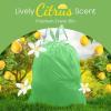 Reli. 4 Gallon Trash Bags Drawstring (100 Count) | Citrus Scented Small Trash Bags for Bathroom Can | 2 Gal – 3 Gallon – 4 Gal Small Trashcan Liners (Green)