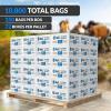 Reli. 40 to 45 Gallon Trash Bags | Heavy Duty | 10,800 Total | 150 Bags/Case, 72 Cases/Pallet | Made in USA | Clear