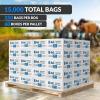 Reli. 40 to 45 Gallon Trash Bags | Heavy Duty | 15,000 Total | 250 Bags/Case, 60 Cases/Pallet | Made in USA | Clear