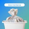 Reli. 6-10 Gallon Trash Bags | 300 Bags | Clear | Bathroom | Strong | Garbage
