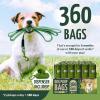 Reli. Biodegradable Dog Poop Bags w/Holder (360 Count – 24 Rolls) | 9×13″ Large Dog Bags for Poop w/Dispenser | Green Eco-Friendly | Oxobiodegradable Pet Waste Disposal Refills (Unscented)