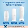 Reli. Diaper Pail Refill Bags, Compatible with Genie Complete, Expressions (5 Pack) | Pail Refills Unscented | Odor Blocking, Strong, Easy Replacement | Holds up to 1,400 Newborn Diapers