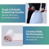 Reli. Drawstring Trash Garbage Bags, Tall Kitchen, 250 Count Bulk, White, 13 Gallon – 16 Gallon Capacity