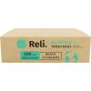 Reli. EcoStrong 13 Gallon Trash Bags | 500 Count Bulk | Black | Eco-Friendly | Made from Recycled Material(1 Count (Pack of 500))