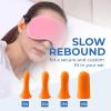 Reli. Foam Ear Plugs (100 Pairs Bulk), Individually Wrapped | 31 dB NRR | Disposable Foam Ear Plugs for Sleeping Noise Cancelling | Blocks Loud Noises for Snoring, Concerts, Travel (Peach)(1 Count (Pack of 100))