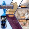Reli. Lint Rollers for Pet Hair Extra Sticky, 900 Sheets Total | Dog & Cat Hair Remover | 10 Rolls + 5 Reusable Handles, 90 Sheets Per Roll | Lint Remover for Clothes, Couch | Easy Peel Sheets | Bulk