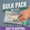 Reli. Medium White Latex Gloves, Disposable, Powder-Free, 550 Count