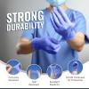 Reli. Nitrile Gloves, Large | 100 Pack Value Disposable Gloves | Powder Free, Latex Free | Single-Use | Premium Nitrile Material for Cleaning, Automotive, Salon, Food Safe | Violet Blue/Iris Blue