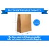 Reli. Paper Grocery Bags (125 Pcs Bulk) (12x7x17) 70 Lbs Basis, Extra Heavy Duty | Brown Paper Bag, Large Grocery Kraft Sacks -Takeout, Restaurant, Retail, Shopping(12x7x17 | 125 Pack)