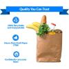 Reli. Paper Grocery Bags (125 Pcs Bulk) (12x7x17) 70 Lbs Basis, Extra Heavy Duty | Brown Paper Bag, Large Grocery Kraft Sacks -Takeout, Restaurant, Retail, Shopping(12x7x17 | 250 Pack)