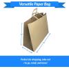 Reli. Paper Shopping Bags | 60 Pcs | Large 16″x6″x12″ | Brown Paper Bags with Handles | Heavy Duty, 68 lbs Basis | Kraft With Wide Base | Take Out/To Go, Retail, Shopping, Restaurant(1 Count (Pack of 60))