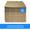 Reli. Paper Shopping Bags | 60 Pcs | Large 16″x6″x12″ | Brown Paper Bags with Handles | Heavy Duty, 68 lbs Basis | Kraft With Wide Base | Take Out/To Go, Retail, Shopping, Restaurant(1 Count (Pack of 60))