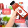Reli. Plastic Juice Bottles [15 Pack] [12 oz] Square Plastic Juice Bottles with Caps & Sticker Labels | Clear, Empty for Juicing 12oz | Disposable, Reusable Containers for Juicing, Smoothies