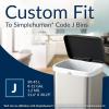 Reli. SuperFit Code J (225 Count) | Compatible with Simplehuman Code J | Custom Fit Liners | Drawstring Trash Bags | 30-45 Liter / 8-12 Gallon | White | Roll Pack