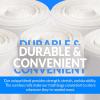 Reli. SuperValue 13 Gallon Trash Bags | 1000 Count Bulk | Tall Kitchen | Can Liners | Clear Multi-Use Garbage Bags