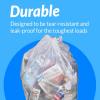 Reli. SuperValue 33 Gallon Trash Bags | 125 Count | Made in USA | Heavy Duty | Clear Multi-Use Garbage Bags