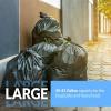 Reli. SuperValue 40-45 Gallon Trash Bags | 125 Count | Made in USA | Heavy Duty | Black Multi-Use Garbage Bags(1 Count (Pack of 250))