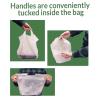 Reli. To Go Bags/Take Out Bags (500 Count Bulk) (Small 16″ L x 8″ W + 10.75″ H) Reusable Plastic Bags with Handles | Die Cut Handle – Plastic | Use for Shopping, Business, Carry Out, Restaurant