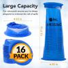 Reli. Vomit Bags Disposable (16 Pack) Barf Bags Disposable, 1000ml | Throw Up, Emesis, Puke, Nausea | Use for Car, Barf, Adults, Kids (Blue)