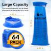 Reli. Vomit Bags Disposable (64 Pack) Barf Bags Disposable, 1000ml | Throw Up, Emesis, Puke, Nausea | Use for Car, Barf, Adults, Kids (Blue)