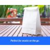 Reli. White Paper Bags | 500 Count | Paper Lunch Bags Ideal for Small Lunches and Crafts | Perfect for Sandwiches and Snacks