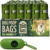 Reli. Biodegradable Dog Poop Bags w/Holder (360 Count – 24 Rolls) | 9×13″ Large Dog Bags for Poop w/Dispenser | Green Eco-Friendly | Oxobiodegradable Pet Waste Disposal Refills (Unscented)