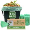 Reli. EcoStrong 13 Gallon Trash Bags | 500 Count Bulk | Black | Eco-Friendly | Made from Recycled Material(1 Count (Pack of 150))