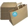 Reli. Paper Shopping Bags | 60 Pcs | Large 16″x6″x12″ | Brown Paper Bags with Handles | Heavy Duty, 68 lbs Basis | Kraft With Wide Base | Take Out/To Go, Retail, Shopping, Restaurant(1 Count (Pack of 60))