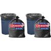 Reli. SuperValue 40-45 Gallon Trash Bags | 125 Count | Made in USA | Heavy Duty | Black Multi-Use Garbage Bags(1 Count (Pack of 250))