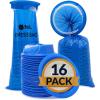 Reli. Vomit Bags Disposable (16 Pack) Barf Bags Disposable, 1000ml | Throw Up, Emesis, Puke, Nausea | Use for Car, Barf, Adults, Kids (Blue)
