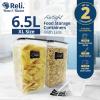 Reli. 6.5L Airtight Food Storage Containers with Lids (2 Sets) | Kitchen Organizers and Storage Containers, Pantry Organizers | BPA Free Plastic XL Set w/ 2 Measuring Cups, 12 Labels, Pen