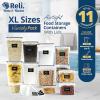 Reli. Airtight Food Storage Containers with Lids (11 Sets) | Kitchen Organizers and Storage Pantry Organizers | BPA Free Plastic Food Container XL Size Variety Pack w/ 2 Measuring Cups, 12 Labels, Pen