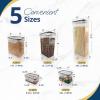 Reli. Airtight Food Storage Containers with Lids (36 Sets) | Kitchen Organizers and Storage Pantry Organizers | BPA Free Plastic Food Containers | Ultra Variety Pack w/Measuring Cup, 42 Labels, Pen
