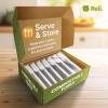 Reli. Compostable Forks (275 Pack) | Disposable Utensils Heavy Duty Forks | Compostable Utensils, Cutlery for Party, Events, Party Supplies | BPA Free, Cornstarch, Composting Flatware (White)