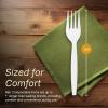 Reli. Compostable Forks (550 Pack) | Disposable Utensils Heavy Duty Forks | Compostable Utensils, Cutlery for Party, Events, Party Supplies | BPA Free, Cornstarch, Composting Flatware (White)