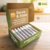 Reli. Compostable Spoons (600 Pack) | Soup Spoons, Disposable Utensils Heavy Duty | Compostable Utensils, Cutlery for Party, Hot Food, Party Supplies | BPA Free, Cornstarch (White)
