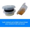 Reli. Condiment Cups with Lids, 1.5 oz (250 Sets) Jello Shot Cups/Plastic Disposable Portion Cups (1oz – 1.5oz Capacity) Portion/Souffle 1 oz for Condiment Sauce