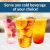 Reli. Plastic Cups 16 oz (100 Pack) | Clear Plastic Cups Disposable | PET Clear Disposable Bulk | 16oz PET Drinking Containers for Party, Iced Coffee, Cold Drinks, Smoothies, To Go