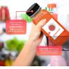 Reli. Plastic Juice Bottles [24 Pack] [8 oz] Square Plastic Juice Bottles with Caps & Sticker Labels | Clear, Empty for Juicing 8oz | Disposable, Reusable Containers for Juicing, Smoothies