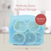 Reli. Reusable Silicone Bags (3 Pack, Multi-Size) | Snack, Sandwich, Gallon (1 Each) Aqua | Silicone Bags for Food Storage | Reusable Food Storage for Meal Prep | Dishwasher/Freezer Safe