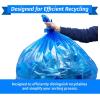 Reli. SuperValue 55-60 Gallon Recycling Bags | 150 Count | Blue Trash Bags | Made in the USA
