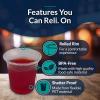 Reli. (550 Count 2 oz Plastic Shot Glasses Disposable | Clear Jello Shot Cups | Mini Plastic Cups for Party, Sauces, Samples | BPA Free, Shatterproof, 1oz Mini Glasses Disposable(2 oz (550 Count))