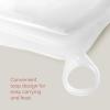 Reli. Reusable Silicone Bags (2 Pack) | Sandwich (1000 ml), Clear | Silicone Bags for Food Storage | Reusable Food Storage for Meal Prep | Leak-Proof, Dishwasher/Freezer Safe