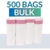Reli. 6-10 Gallon Trash Bags Drawstring | 500 Count Bulk | 22″x23″ | 6, 8, 10 Gallon Drawstring Garbage Bags | White Trash Can Liners | Small – Medium